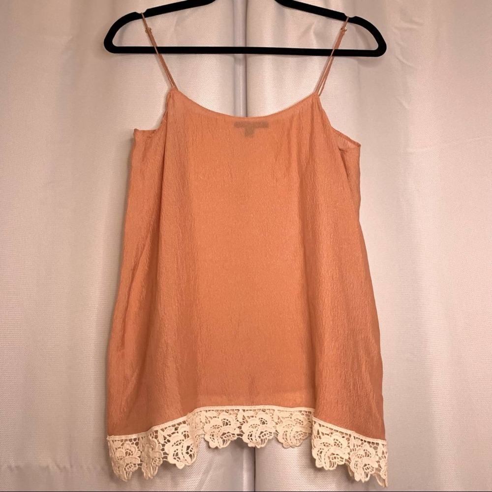 La Fee Verte 100% Silk Women's Tank Silk Cami Anthropologie Top S
